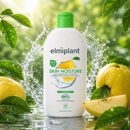 Lapte Demachiant, Elmiplant, Skin Moisture Pentru Ten Normal si Mixt, 200 ml [1]