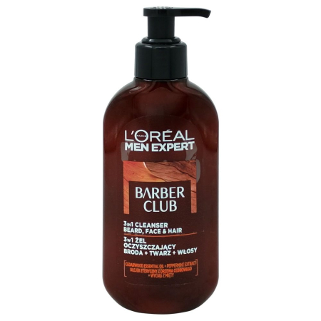 Sampon Si Gel De Dus - Loreal Men Expert Cleanser 250 ml 3in1 Barber Club Bfh