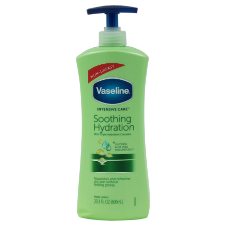 Produse Ingrijire - Lotiune de Corp, Vaseline, cu Pompa 600 ml Soothing Hydration