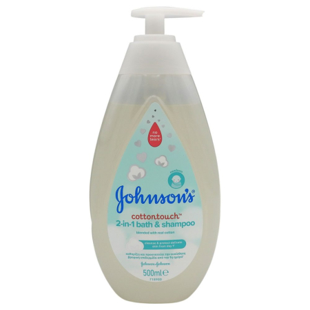 Produse Ingrijire - Lotiune, Johnsons Baby, Spalare 500 ml 2 in 1 Cotton Touch