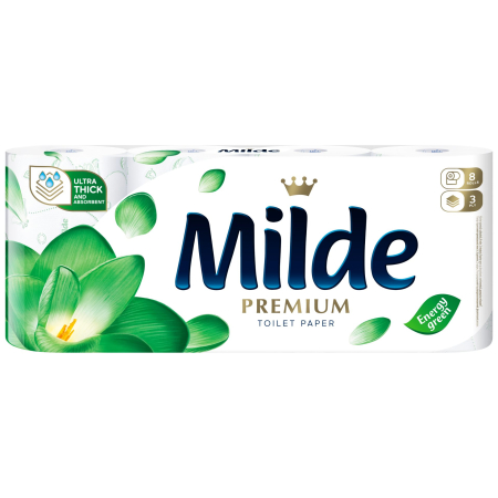 Hartie Igienica - Milde Hartie Igienica 8ROLE 3STRATURI Energy Green