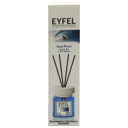 Odorizant camera - Odorizant Camera cu Betisoare, EYFEL, Cool Water, 120 ml