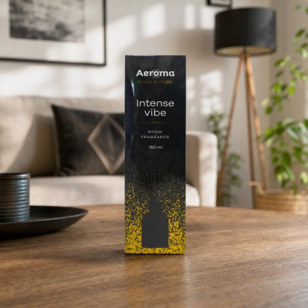 Odorizant Camera cu Difuzor, Aeroma Luxury Gold, 150 ml Intense Vibe [4]