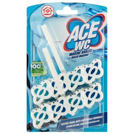 Articole Pentru Baie - Odorizant WC, Ace, 2 X 48 g Marine Breeze