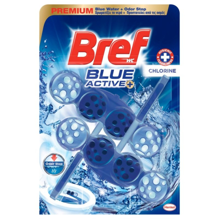 Dezinfectant Toaleta - Odorizant WC, Bref, Bile 2 X 50 g Blue Aktiv Chlorine