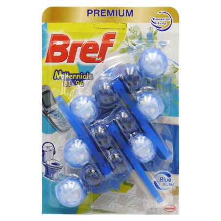 Articole Pentru Baie - Odorizant WC, Bref, Bile Color Aktiv 3 X 50 g Milennials