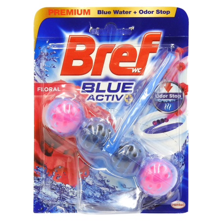 Dezinfectant Toaleta - Odorizant WC, Bref, Bile Color Aktiv 50 g Floral