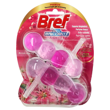 Dezinfectant Toaleta - Odorizant WC, Bref, Bile Gel Brilliant 2 X 42 g Primavera
