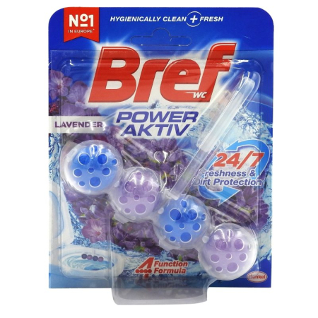 Dezinfectant Toaleta - Odorizant WC, Bref, Bile Power Aktiv 50 g Lavanda