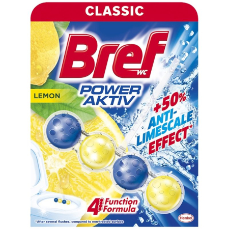 Articole Pentru Baie - Odorizant WC, Bref, Bile Power Aktiv 50 g Lemon