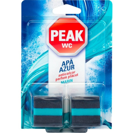 Articole Pentru Baie - Odorizant WC, Peak, Tablete 2 X 50 g Azur