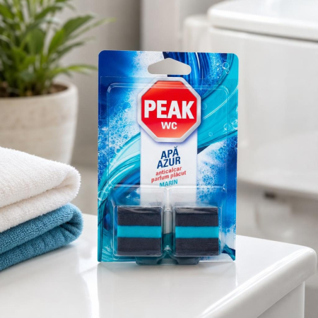 Odorizant WC, Peak, Tablete 2 X 50 g Azur [1]