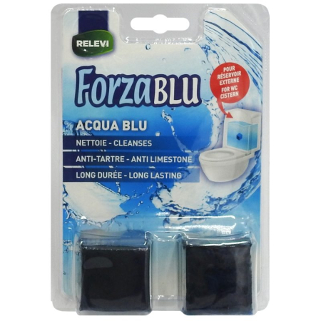 Dezinfectant Toaleta - Odorizant WC, Relevi Granforte, Bazin 2 X 50 g Acqua Blu