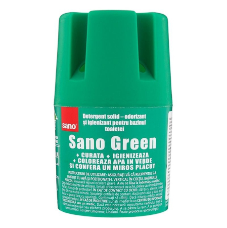 Articole Pentru Baie - Odorizant WC, Sano, Bazin 150 g Green