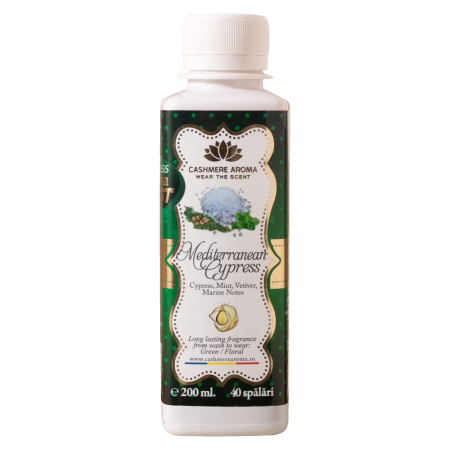 Balsam Rufe - Parfum pentru Rufe, Cashmere Aroma, 200 ml Mediterranean Cypress 40 spalari