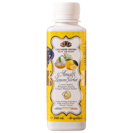 Balsam Rufe - Parfum pentru Rufe, Cashmere Aroma, Amalfi Lemon Sorbet, 200 ml, Pana la 40 Spalari