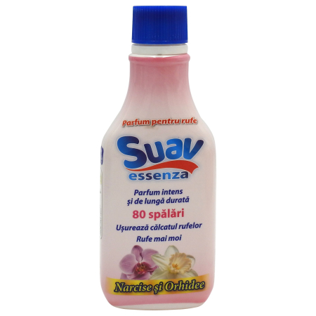 Detergent Si Balsam Rufe - Parfum pentru Rufe, Suav, 300 ml Narcise Orhidee 80 spalari