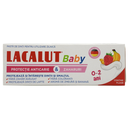 Produse Ingrijire - Pasta de Dinti, Lacalut Baby, 0-2 Ani