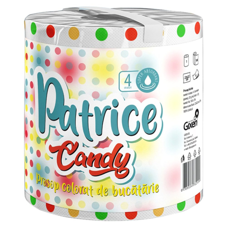 Prosop Hartie Bucatarie - Prosop de Bucatarie, PATRICE, Candy Color, 4 Straturi