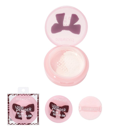 Cosmetice - Pudra Fixatoare Air Soft, Kevin&Coco, Aspect Neted și Natural, Uniformizeaza Tenul, Finisaj Mat, Anti-Luciu, 11 g, Nuanta Cool Ivory
