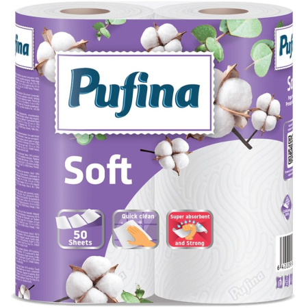Prosop Hartie Bucatarie - Pufina Prosop Bucatarie 2ROLE 2STR Soft