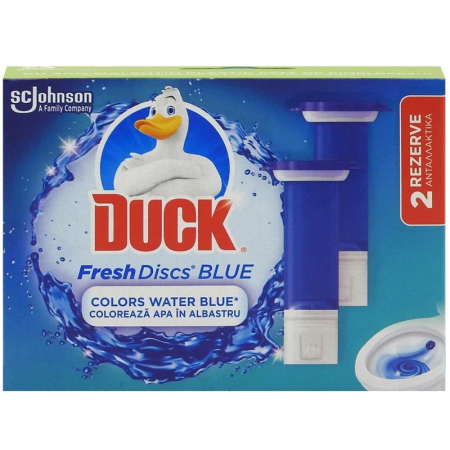 Articole Pentru Baie - Rezerva, Duck Fresh Discs, 2 X 36 ml Twin Blue