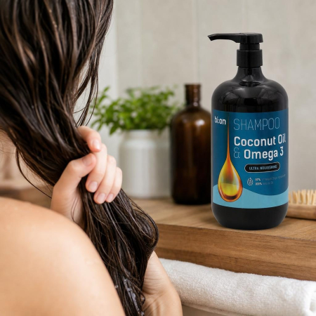 Sampon, Bi On, 946 ml Coconut Oil si Omega3 [3]