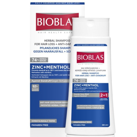 Sampon De Par - Sampon, Bioblas, 360 ml Anticadere Antimatreata Zinc Pyrithione