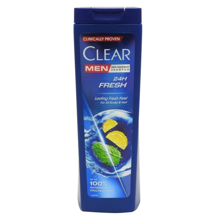 Sampon Si Gel De Dus - Sampon, Clear, 360 ml Men 24H Fresh Dandruff