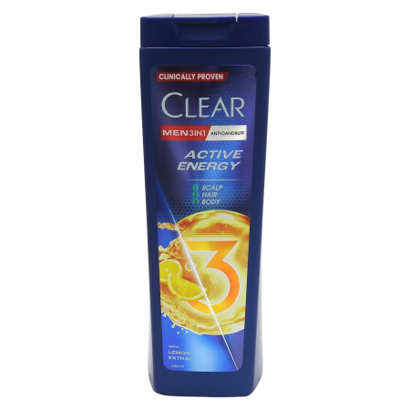 Sampon Si Gel De Dus - Sampon, Clear, 360 ml Men 3in1 Active Energy