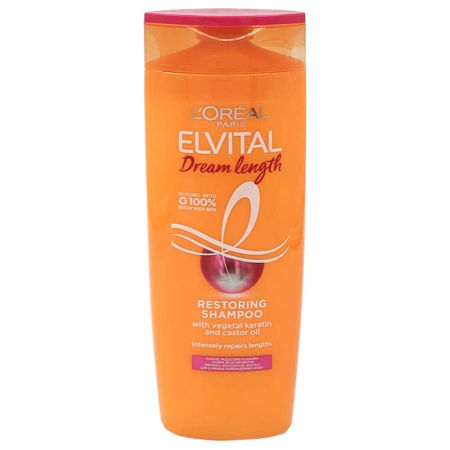 Sampon De Par - Sampon, Elseve, 400 ml Dream Long Reparator Keratina Vitamine Ulei de Ricin