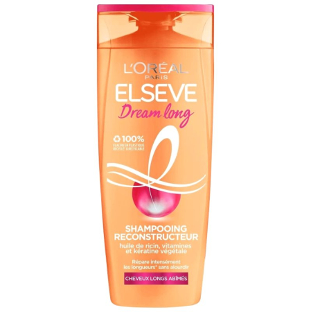 Sampon De Par - Sampon, ELSEVE, Dream Long Reparator Keratina Vitamine Ulei de Ricin, 250 ml