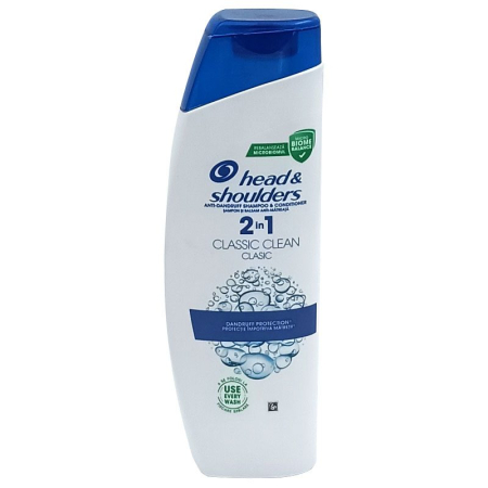 Sampon De Par - Sampon, HEAD&SHOULDERS, 2 in 1 Clasic Clean, 330 ml