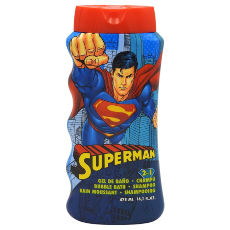 Sampon De Par - Sampon, Superman, si Gel de Dus 475 ml 2in1