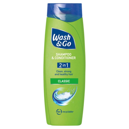 Sampon De Par - Sampon, WASH&GO, 2 in 1 Classic Care, 200 ml