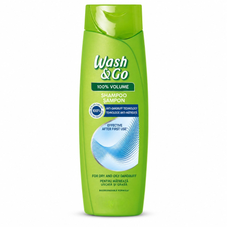 Sampon De Par - Sampon, WASH&GO, Antimatreata, 360 ml
