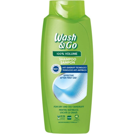 Sampon De Par - Sampon, WASH&GO, Antimatreata, 675 ml