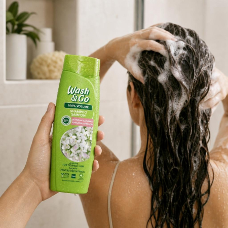 Sampon, Wash si Go, 180 ml, 100% Volume cu Iasomie [1]