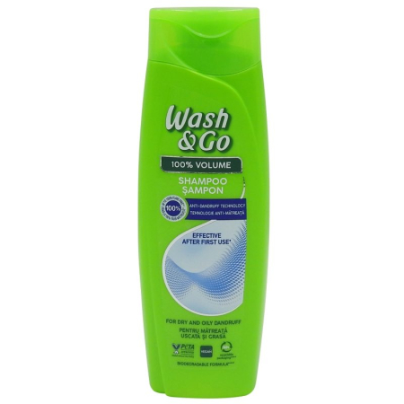 Sampon De Par - Sampon, Wash si Go, 180 ml Anti Dandruff