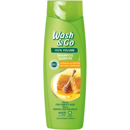Sampon De Par - Sampon, Wash si Go, 360 ml Honey