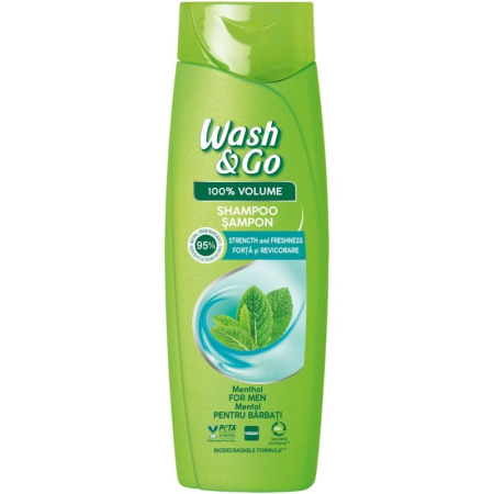 Sampon De Par - Sampon, Wash si Go, 360 ml Menthol Men