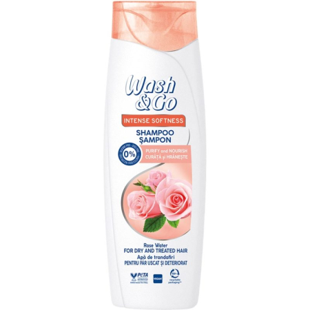 Sampon De Par - Sampon, Wash si Go, 360 ml Trandafir