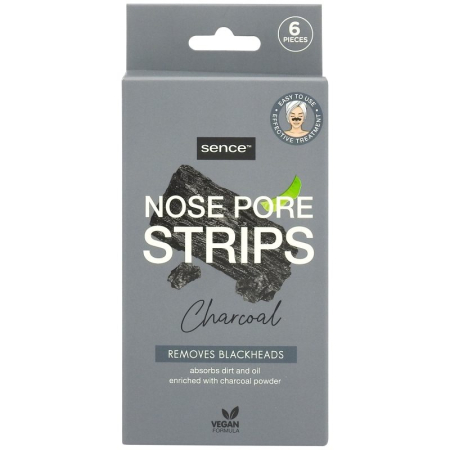 Sampon Si Gel De Dus - Sence Beauty Benzi Indepartare Puncte Negre 6 buc Charcoal