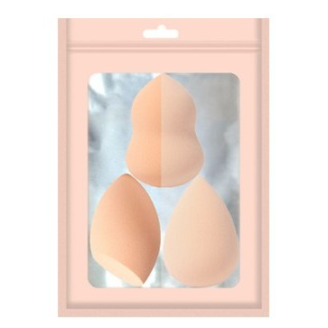 Burete De Machiaj - Set Buretei Machiaj, Flippy, Premium, nude, 3 bucati