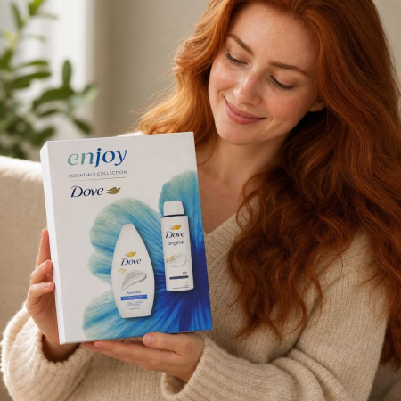 Set Cadou Dove, Gel de Dus 250 ml, Deo150 ml, Enjoy Original [2]