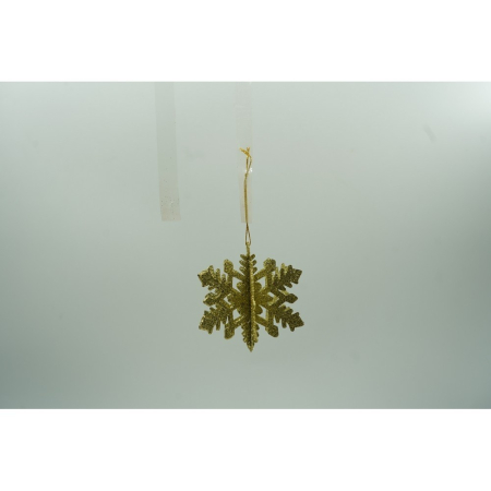 Set de 12 ornamente de brad, Flippy, de tip Glob, Rosu/ Auriu, din plastic, cu finisaj sclipitor , cutie  6  cm adancime x 23  cm lungime x 18  cm inaltime [9]