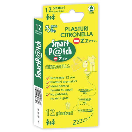 Produse Ingrijire - Smartpatch Plasturi Citronella 12 buc