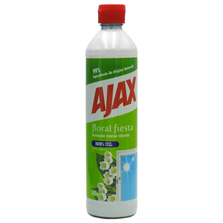 Solutie Curatat Geamuri - Solutie, Ajax, Geam Rezerva 500 ml Floral Fiesta
