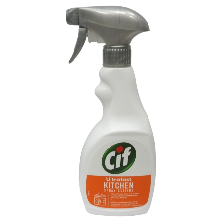 Detergent Curatare Grasimi - Solutie, Cif, Bucatarie Spray 500 ml Ultra Fast