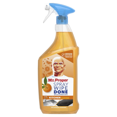 Solutii Suprafete Bucatarie - Solutie Degresanta Spray, MR.PROPER, Spray Solutie Mandarin, 800 ml